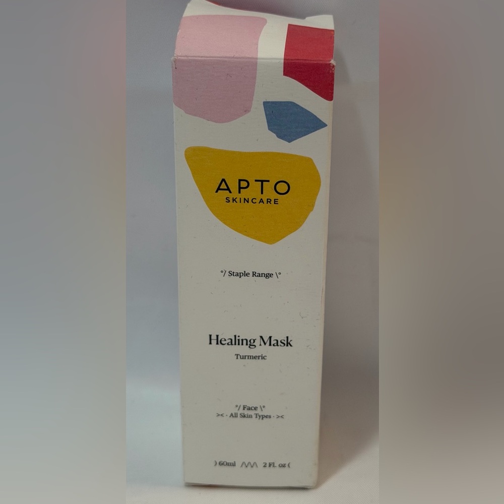 APTO Skincare Healing Mask - Turmeric | White & Yellow Packaging